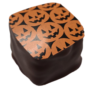 Jack O'Lantern Brownie Bite