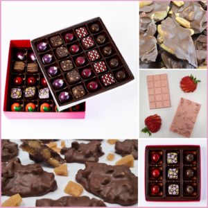 Shop online our hand-crafted bonbons, bars and barks