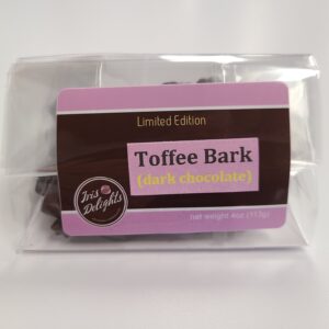 Toffee Bark Dark 1/4 lb.