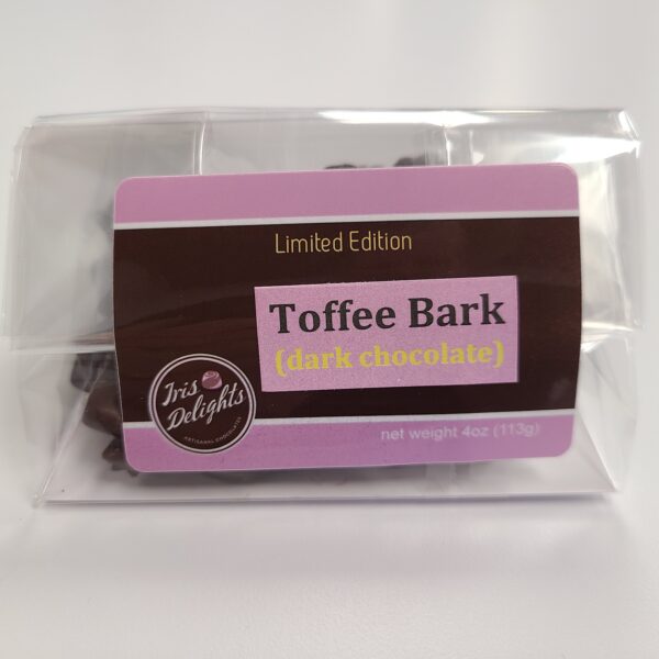 Toffee Bark Dark 1/4 lb.